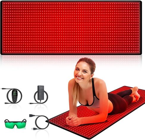 Red Light Therapy for Neck, 660nm Red Light and 850nm Near Infrared Light Therapy Belt for Body Shoulder Chin Neck Hand Wrist with Timer Wearable Red Light Therapy Wrap Chin Strap Unisex in Saudi Arabia