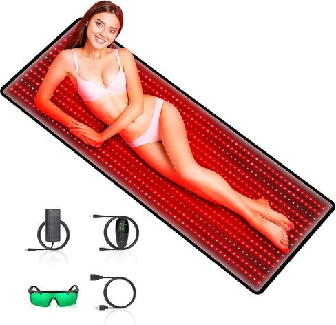 Red Light Therapy for Neck, 660nm Red Light and 850nm Near Infrared Light Therapy Belt for Body Shoulder Chin Neck Hand Wrist with Timer Wearable Red Light Therapy Wrap Chin Strap Unisex in Kuwait