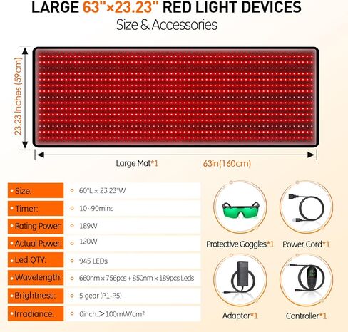Red Light Therapy for Neck, 660nm Red Light and 850nm Near Infrared Light Therapy Belt for Body Shoulder Chin Neck Hand Wrist with Timer Wearable Red Light Therapy Wrap Chin Strap Unisex in Kuwait