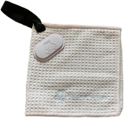 Magnetic Golf Towels, Small (Pink) | Iron Head Cover in Saudi Arabia
