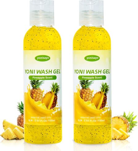 2 PCS Yoni Wash, Natural Feminine Wash for Women Ph Balance, Yoni Body Wash Vaginal Wash for Intimate Moisturizing Deodorant Remove Odor, Strawberry Scent in Saudi Arabia