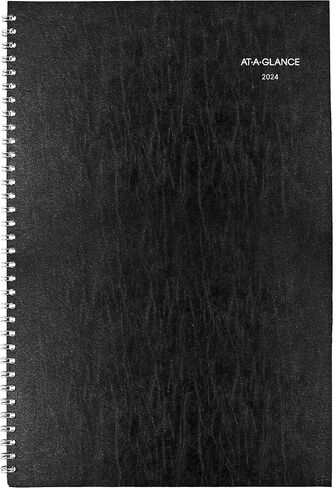 AT-A-GLANCE 2025 Planner, Monthly, 3-1/2" x 6", Pocket Size, DayMinder, Black (SK530025) in Saudi Arabia
