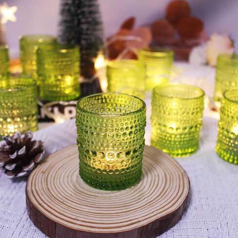 6pcs Candle Holder, Candlestick Holders, Glass Taper Candle Holders for Tea Lights Candle & Taper Candle, Candle Stick Holders Decor for Table Centerpiece Wedding Party Christmas Festival… in Saudi Arabia
