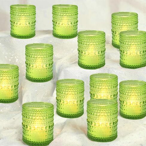 6pcs Candle Holder, Candlestick Holders, Glass Taper Candle Holders for Tea Lights Candle & Taper Candle, Candle Stick Holders Decor for Table Centerpiece Wedding Party Christmas Festival… in Saudi Arabia