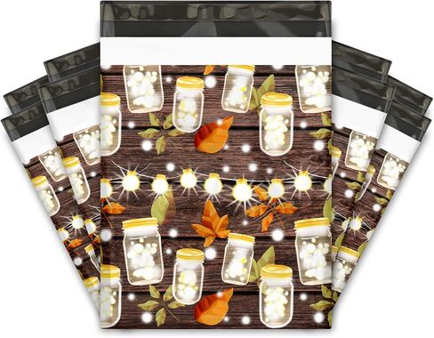 10 × 13 (100) حقائب شحن مطبوعة من البوليستر من Hello Fall Designer in Kuwait