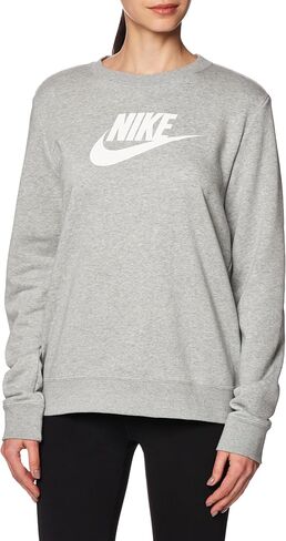 Nike Sportswear Club Fleece Women's Logo Crew-Neck Pullover Sweatshirt Hoodie in Saudi Arabia
