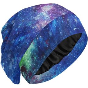 Bonnet for Sleeping Satin Hair Sleep Cap Wrap Night Hat Nurse Head Cap Curly Hair Sleep Protection Slouchy Beanie Women Men