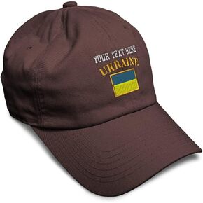 Speedy Pros Soft Baseball Cap Ukraine Flag Embroidery Flags World Cup Soccer Cotton Embroidered Dad Hats for Men & Women