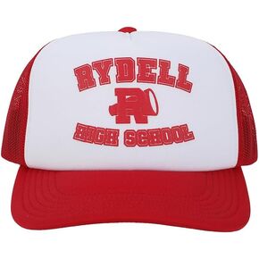 Bioworld Grease Rydell High School White & Red Trucker Hat