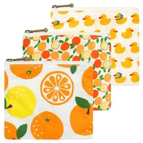 Small Makeup Bag, 3pcs Coin Purse Lipstick Organizer Pouch with Zipper for Purse
