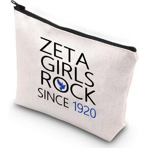 G2TUP Finer Women Sorority Cosmetic Bag Zeta Girls Rock Since Sorority for Sorority Sister (Zeta Girls Rock) in Kuwait