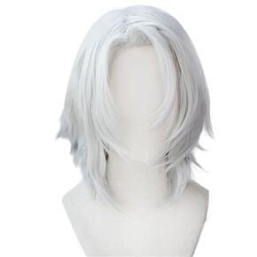 HAO Demon Slayer-Yukakuhen 2021, Anime Demon Kimetsu no Yaiba Daki Cosplay Wigs Uzui Tengen Wigs Costume Halloween Party Dress Up Men Women with Wig Cap (Uzui Tengen B)