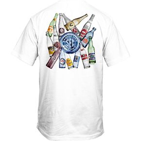 New World Graphics College Football SEC Victory Bottles Adult Unisex Short Sleeve T-Shirt