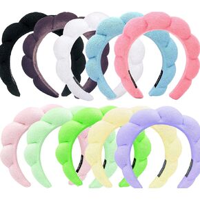 Skincare Headband Spa Headband for Washing Face, Soft Preppy Makeup Headband for Face Washing, Skin Care Face Wash Headband Makeup Headbands for Women (Pink)