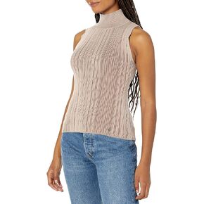 GUESS Women's Brigitte Turtleneck Sleeve Sweater