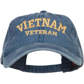e4Hats.com Vietnam Veteran Embroidered Washed Cap