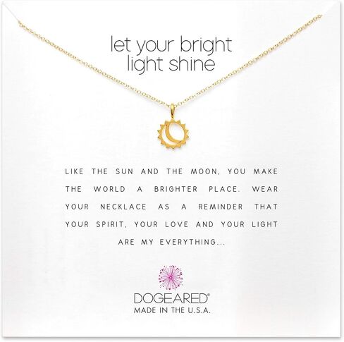 عقد مكتوب عليه Let Your Bright Light Shine Reminder 40.6 سم من Dogeared in Kuwait