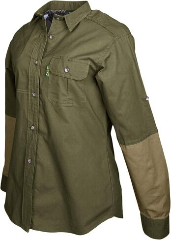 Tag Safari Clay Bird Shirt for Women Long Sleeve, Mesh Lined Vent Back Shooting Pad Covered Pocket in Saudi Arabia