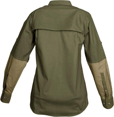 Tag Safari Clay Bird Shirt for Women Long Sleeve, Mesh Lined Vent Back Shooting Pad Covered Pocket in Saudi Arabia