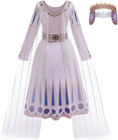 Wish Asha Costume Girls Asha Princess Dress Cosplay Outfits Kids Dress Up Halloween Christmas Party in Saudi Arabia