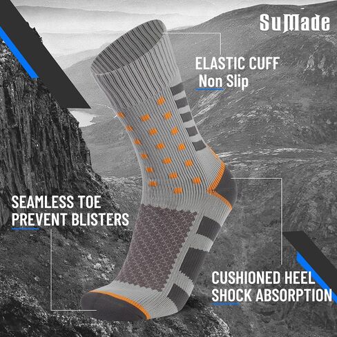 Waterproof Socks, Unisex Men Women Outdoor Sports Hiking Cycling Kayaking Crew Socks in Kuwait