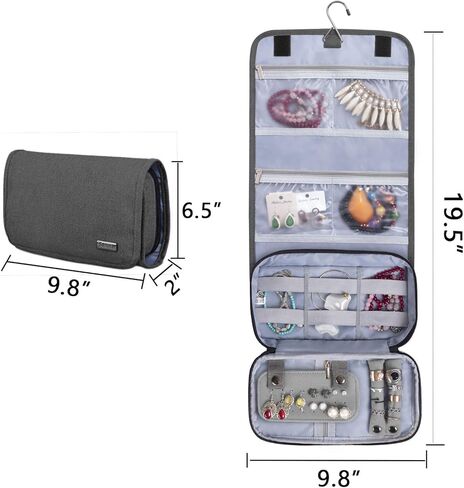 حامل تخزين قلادة على شكل حقيبة معلقة لمجوهرات السفر من تيموي لرحلة العمل in Kuwait