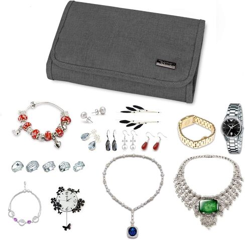 حامل تخزين قلادة على شكل حقيبة معلقة لمجوهرات السفر من تيموي لرحلة العمل in Kuwait