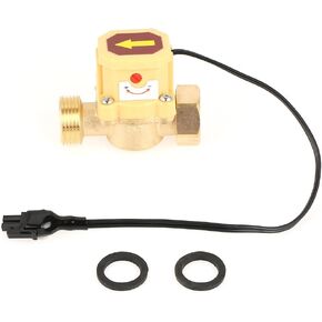 1pc Brass Pump Pressure Magnetic Water Control Sensor Switch for Shower Low Water Pressure Solar Heater Water Circulation,G 3/4 Female Male Thread 0.6 Mpa in Saudi Arabia