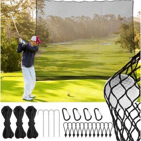 Golf Net Sports Backstop Net Hitting Net for Golf, Baseball, Hockey, Soccer 10 x 10Ft/10 x 15Ft/10 x 20Ft/10 x 25Ft/15 x 15Ft/15 x 20Ft