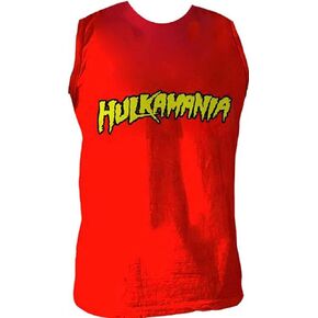 Hulk Hogan "Hulkamania" Sleeveless T-shirt Yellow