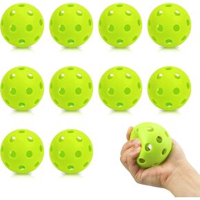 10 Pack Plastic Baseball Practice Baseballs Training Balls Lightweight Baseball Hollow Softballs, Baseballs Batting Hitting Pitching Indoor Outdoor