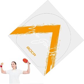 2 Pc Yellow Table Tennis Racket Sticky Film Sheets,Long-Lasting Ping Pong Paddle Rubber Protective Sheet|Transparent Anti-Static Rubber Protector for Ball Paddles and Racquet 17cmx17cm Table Tennis