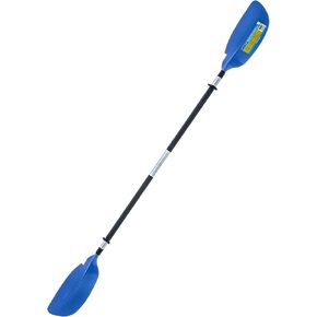Seachoice Curved-Blade Kayak Paddle, 2-Piece 1-1/8 in. Diameter Anodized Aluminum Shaft, 17 in. X 7-3/8 in. Blades