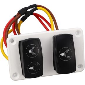 CHICIRIS Marine Toilet Control Panel Switch 3 Way, for Yachts, RVs, etc