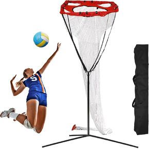 معدات تدريب Podoy للكرة الطائرة، ارتفاع وزاوية قابلة للتعديل، مرتد بقاعدة فولاذية قوية، رائعة للارتطام الداخلي والخارجي، والتمرير، والإعداد، وشبكة تدريب الكرة الطائرة المتصاعدة in Kuwait