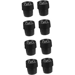 Kisangel 8pcs Trampoline Floor Mat Mini Accessories Outdoor Floor Out Door Chair Trampoline Accessory Trampoline Accessories Table Chair Leg Trampoline Supply Outdoor Supply Black Leg Pads