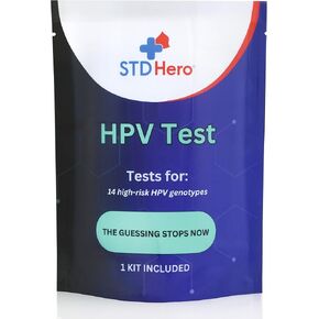 STD Hero at-Home HPV Test - Easy & Convenient Human Papillomavirus Test