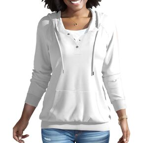 بلوفر نسائي بغطاء للرأس من Nimsruc، بلوفر كاجوال بأكمام طويلة وكبير الحجم in Kuwait