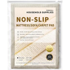 Mattress Slide Stopper and Gripper,Slip Mattress Grip Pads,Non Slip Rug Pads Keep Mattress from Sliding - for Box Spring, Platform & Bed Frames (California King)