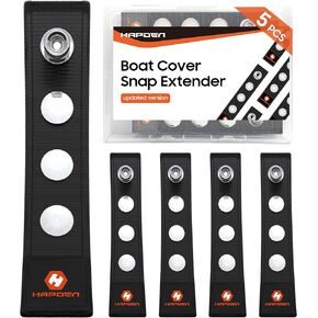 Snap Extenders for Boat Canvas ，304 Steel Snap Boat Cover Snaps，Upgrade Extension Size 1"~3" 5 PCS