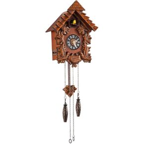 Fox Valley Traders Wooden Cuckoo Clock, One Size Fits All, Brown