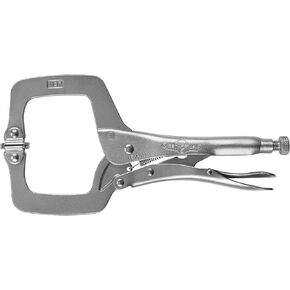 IRWIN VISE-GRIP Welding Pliers, Fast Release, C-Clamp with Swivel Pads, 11-Inch (IRHT82586)