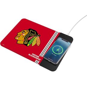 SOAR NHL Wireless Charging Mousepad, Chicago Blackhawks