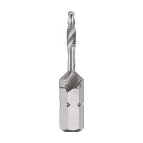 uxcell Combination Drill and Tap Bits, Metric M3 x 0.5 Thread 1/4" Hex Shank 4341 High Speed Steel Threading Screw Taps Machine Drilling Tapping Tool Kit