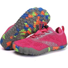 Water Shoes for Kids Boys Girls Aqua Athletic Sneakers Barefoot Beach Swim Pool Lightweight Sport Fast Dry Shoes(Toddler/Little Kid/Big Kid)