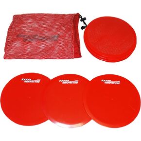 Soccer Innovations Flat Training Disc Markers, Red
