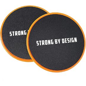 CRITICAL BENCH.COM Sliders for Full Body Workout at Home or Gym. Dual-sided Fitness Equipment for Strength Training, Fat Loss for Men & Women