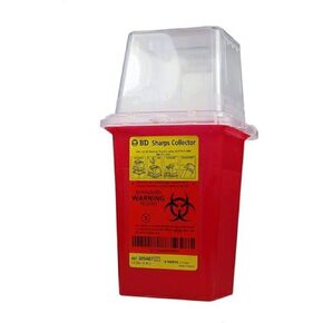 B-d Dual Access Sharps Containers 1.5 Quart Red - Model 305487 - Each