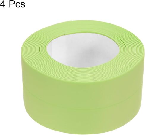 uxcell 4 Rolls Brown Caulk Sealant Strip Waterproof Self Adhesive 1.4" x 10.5Ft Toilet Caulk Tape, Bathtub Caulk Sealing Strip for Kitchen Countertop, Sink, and Floor Edge Protector in Saudi Arabia