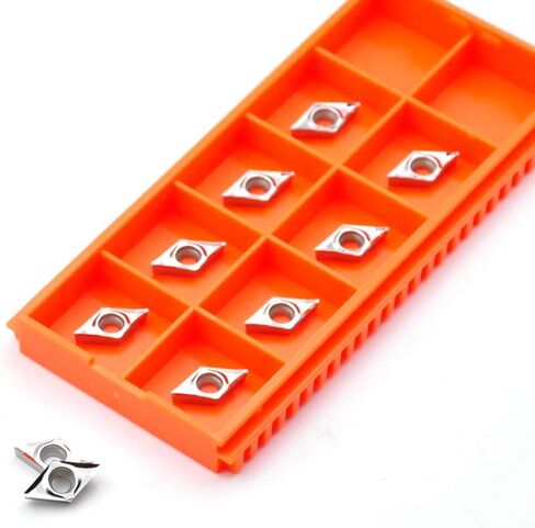 Carbide Inserts for Aluminum DCGT21.51 Dcgt070204-AL finish to semi-finish machining of non-ferrous metal, 10 PCS in Kuwait